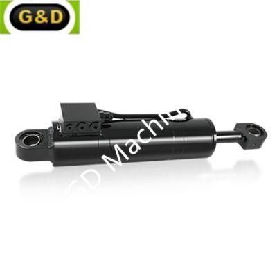 Heavy Duty Construction Machinery Valve Block Mounted Welded Hydraulic Cylinder