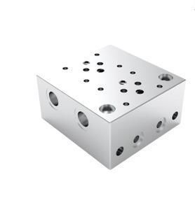 Hydraulic Aluminum Subplate Manifold for Vertical and Horizontal Mounting