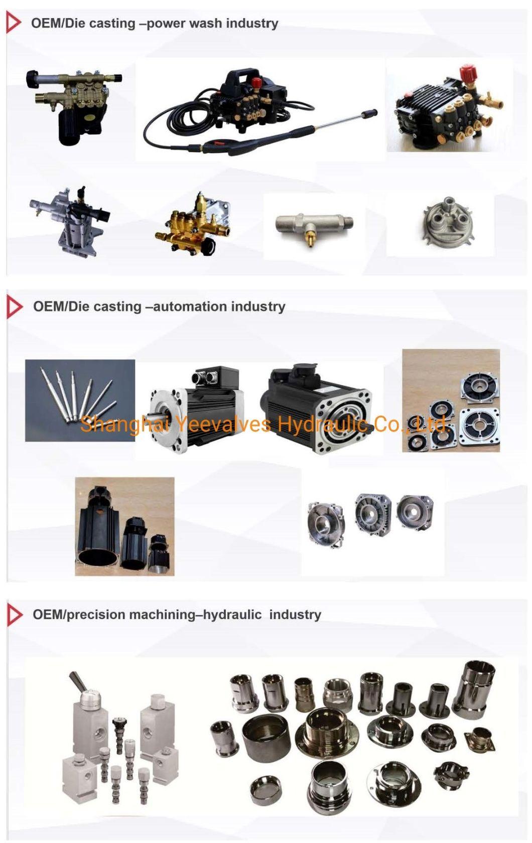 Sun Rexroth Hawe Cartridge Valve Hydraulic Flow Control Valves Relief Control Valves with CNC Machining Drilling