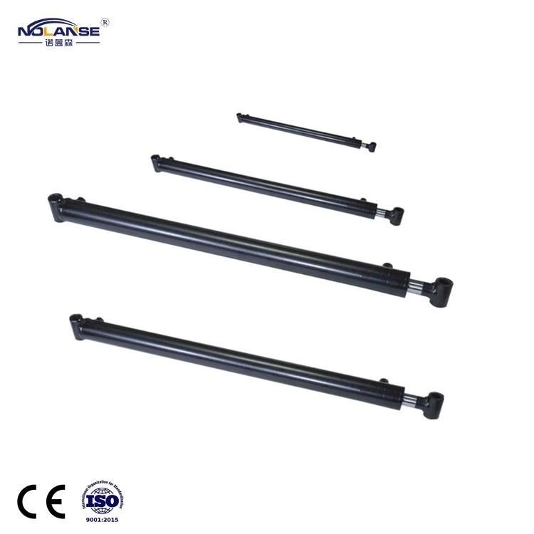 Truck Crane Bridge Machine Ship Tractor Sanitation Equipment Stainless Steel Telescopic Double Acting Single Acting Hydraulic Cylinder