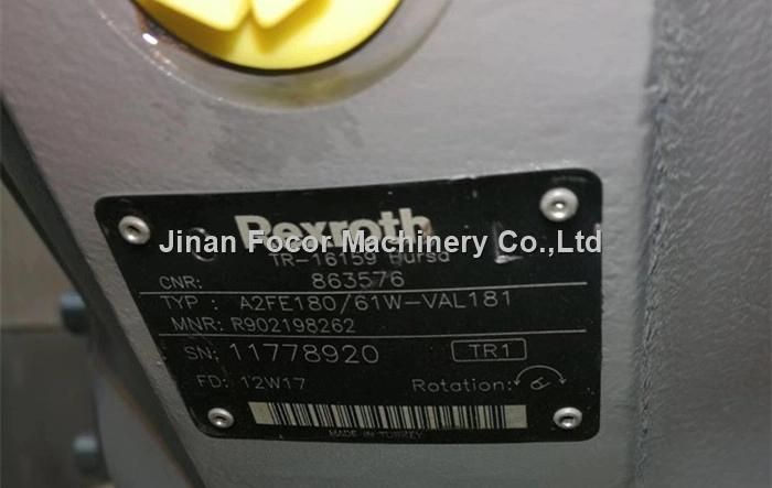 Rexroth Hydraulic Motor A2f80 Is Suitable for Concrete Mixer