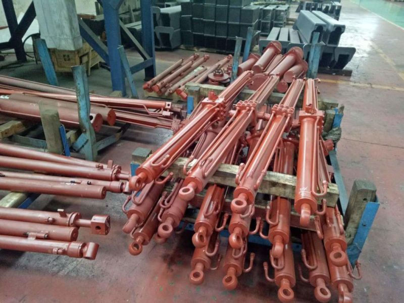 Double Acting Thin Hydraulic Jack Cylinder Custom Luffing Hydraulic Cylinder 2 for mobile  truck crane