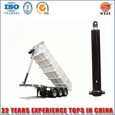 Telescopic Single Acting Hydraulic Cylinder 3-5 Stages for Dump Truck Trailer