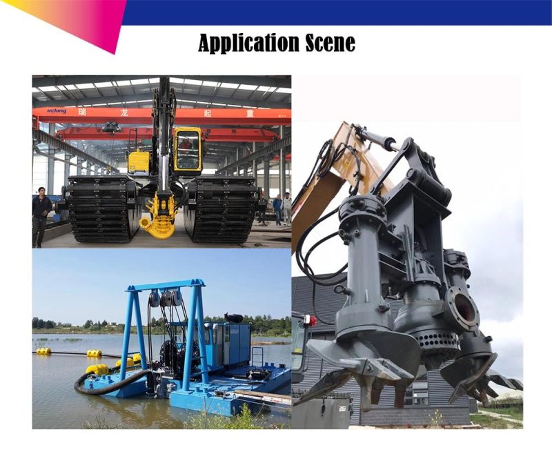 Submersible Dredger Pump with Hydraulic System for Cutter Suction Dredger