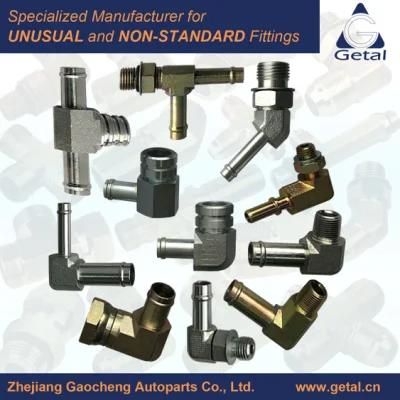 Yuhuan Manufacturer Hydraulic Fittings Tube to Hose Fittings Beaded Fittings