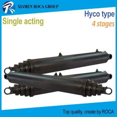 Hyco Type 4 Stages 40101-934-430t Single Acting Replacement Dump Truck Hoist Cylinder
