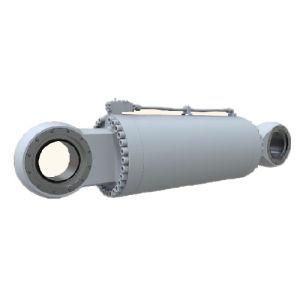 Large Oil Hydraulic Cylinder for Marine Equipment with Long Stroke
