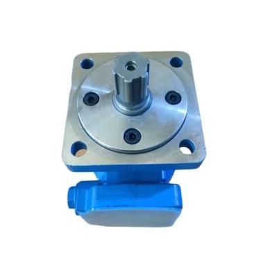 Medium Duty 4 Holes Flat Key Shaft Square Flange Construction Machinery Spare Parts Hydrulic Orbital Gear Motor Bm3