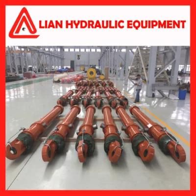 Customized Medium Pressure Straight Trip Hydraulic Cylinder with Carbon Steel