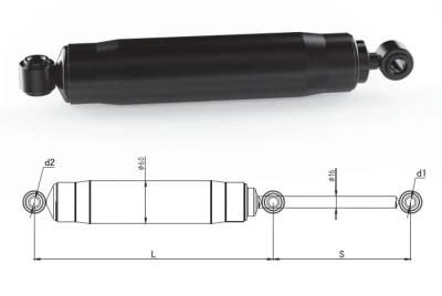 Steel Constant Bi-Directional Fitness Hydraulic Cylinder