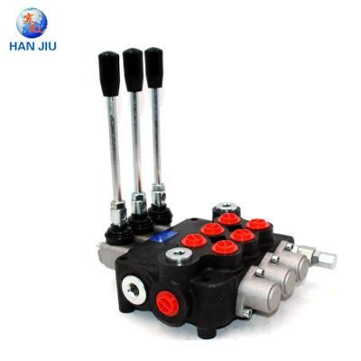 4 Ways Monoblock Hydraulic Directional Valve 21gpm Hydraulic Fluid Directional Valve