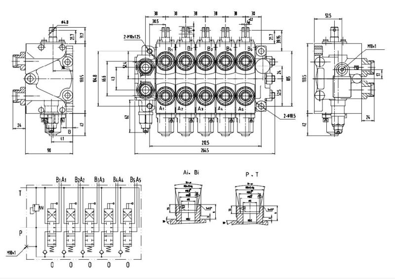 Hydraulic Directional Flow Control Valve Dl116-E15L