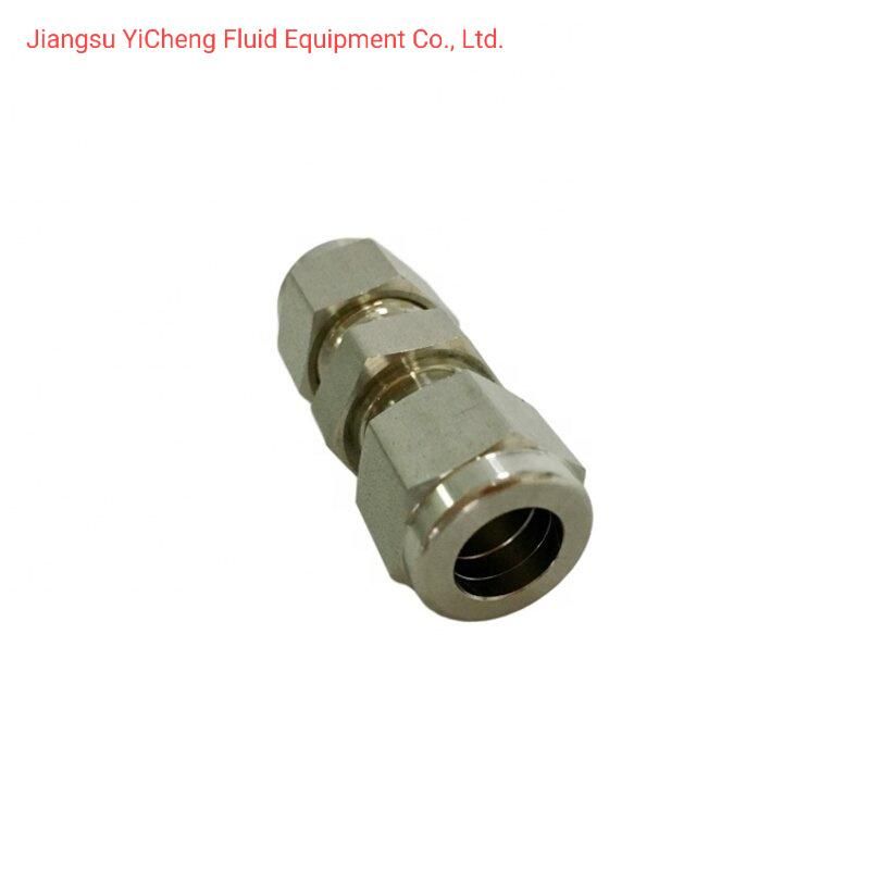 316 Stainless Steel Male 1/4 Straight Hydraulic Tube Fittings for Gas