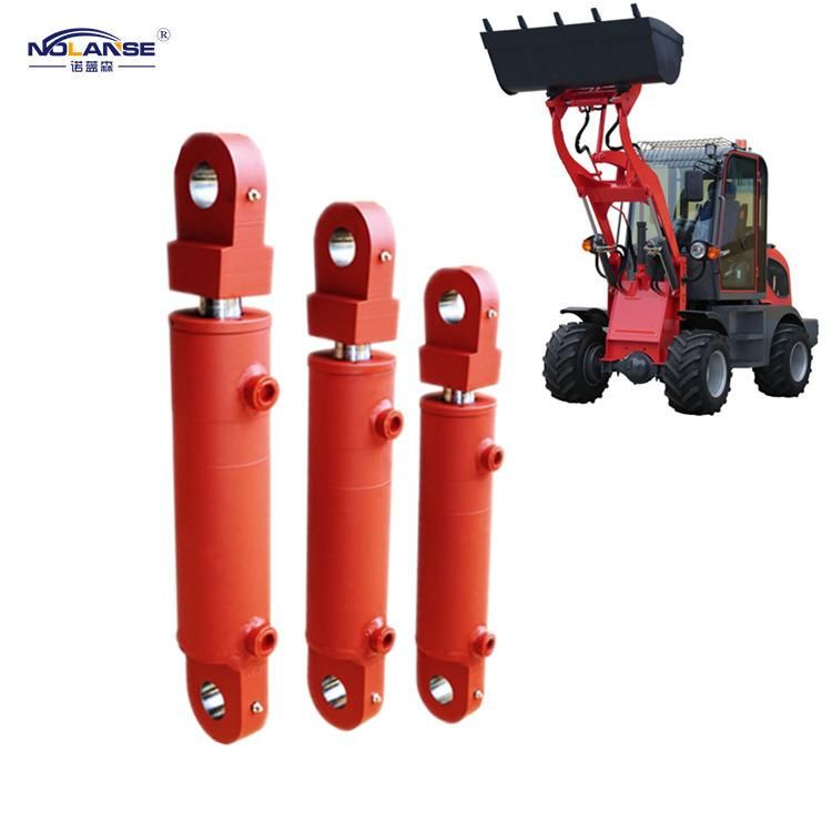Tractor Loader Frame Machine Hydraulic Dump Truck Lift Short RAM Jack for Lifting Retractable Hydraulic Cylinder