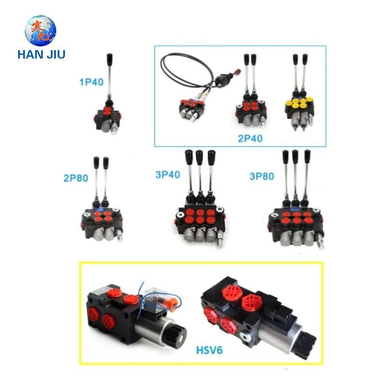 Hydro Pack Hydraulic Switch Svv 90 Hsv9 Bsp G3/4 80liters 6 Ports Electro Hydraulic Valve