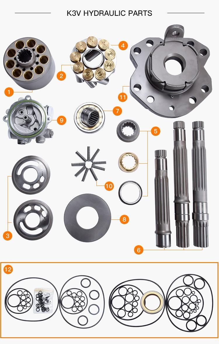 Spv Hydraulic Piston Pump Parts - Charge Pump with Kawasaki