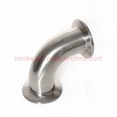 Stainless Steel SS316/SS304 90 Degree Quick Elbow Sanitary Pipe Fittings