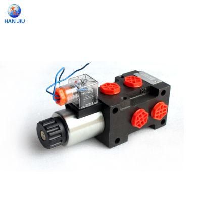 Dvs6 6/2 Solenoid Operated Hydraulic Directional Valve Hydraulic Diverter / Selector Valve