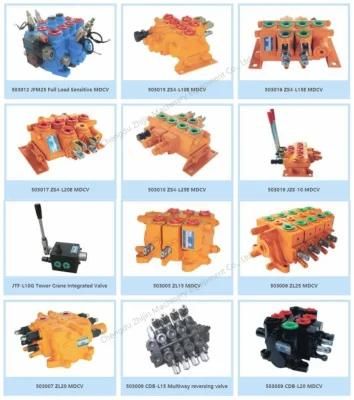 Hydraulic Multiple Directional Control Valve Hydraulic Gear Pump Hydraulic Cylinder