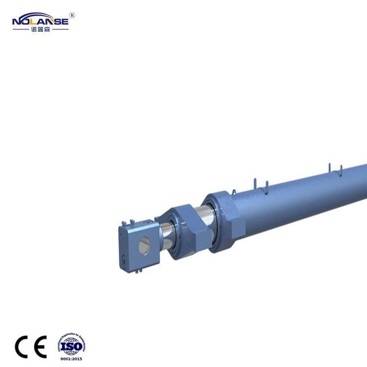 Hollow Industrial Mini Electric Position Sensing with Integrated Valve Multistage Double Acting Hydraulic Lift Cylinder