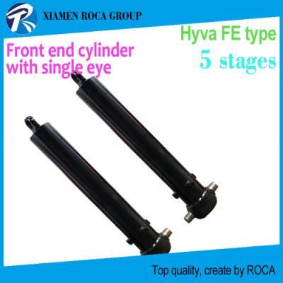 Hyva Fe Type Alpha Series 5 Stages 70547530 Front End Cylinder (with single eye) Replacement Dump Truck Hoist Cylinder
