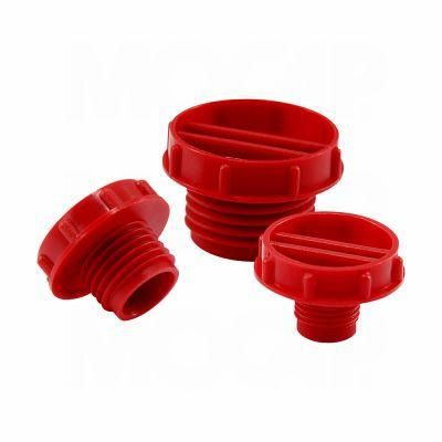 Male Threaded End Plugs Pipe Fittings Plastic Screw Plugs for Bsp 1/2 Threads (GPB)