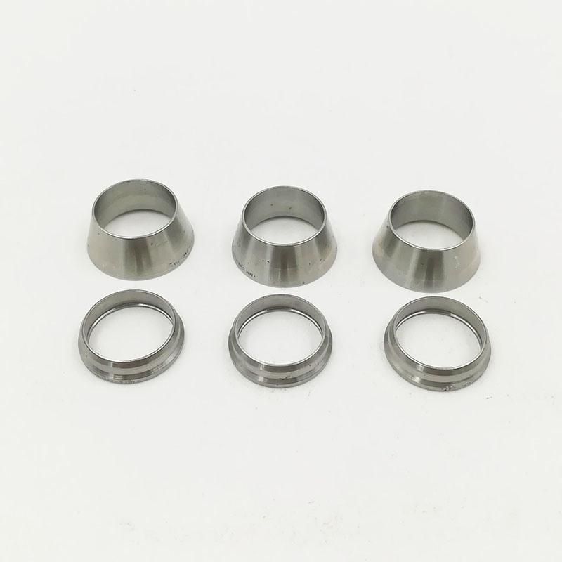 SS316 6000 Psi 3/8 Od Front and Back Tip Hardened Ferrule for Hydraulic Tube Fittings