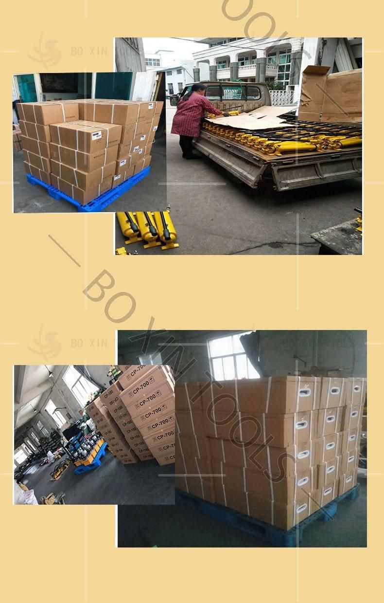 50ton Multi-Stage Single Acting Hydraulic Jack Cylinders