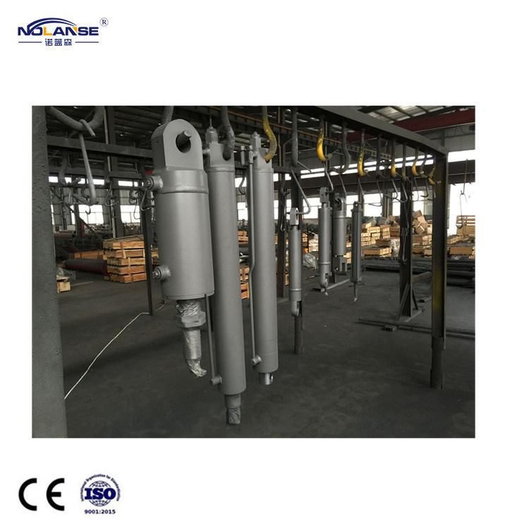 Custom High Quality Different Types Large Mechanical Piston Threaded Head and Welded Cap Heavy Duty Roundline Hydraulic Cylinder