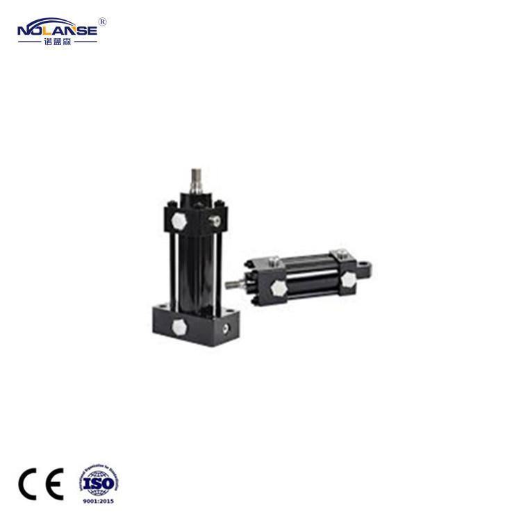 Telescoping Tie Rod Tire Crane Sealing Hydraulic Punching Machine Low Friction Coefficient Hydraulic Cylinder