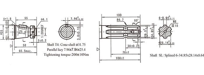 Orbital Hydraulic Motor Oms-395