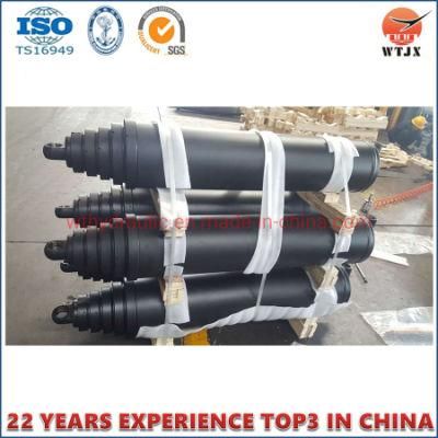 High Quality Parker Type Telescopic Hydraulic Cylinder for Dump Trailer on Best Sale