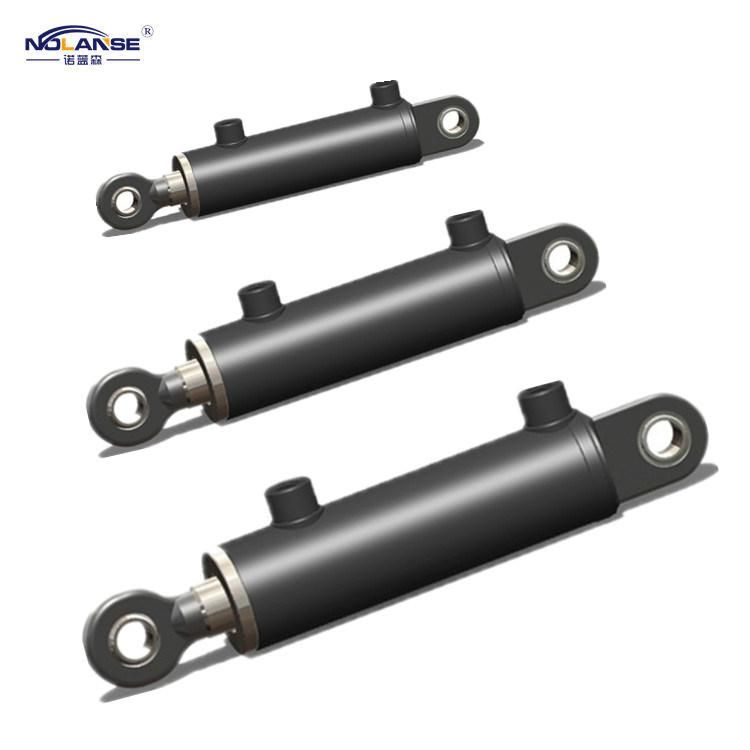 Factory Custom Front Section Double Ears Style High Quality Hydraulic RAM High Quality Seal with Telescopic Piston Hydraulic
